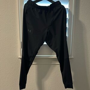 Under Armour Men’s Hybrid Performance Pants, Black Size Large
